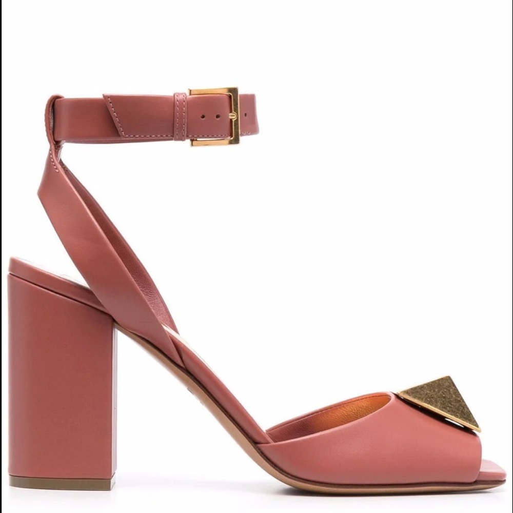 Valentino Garavani One Stud Ankle Strap Sandal